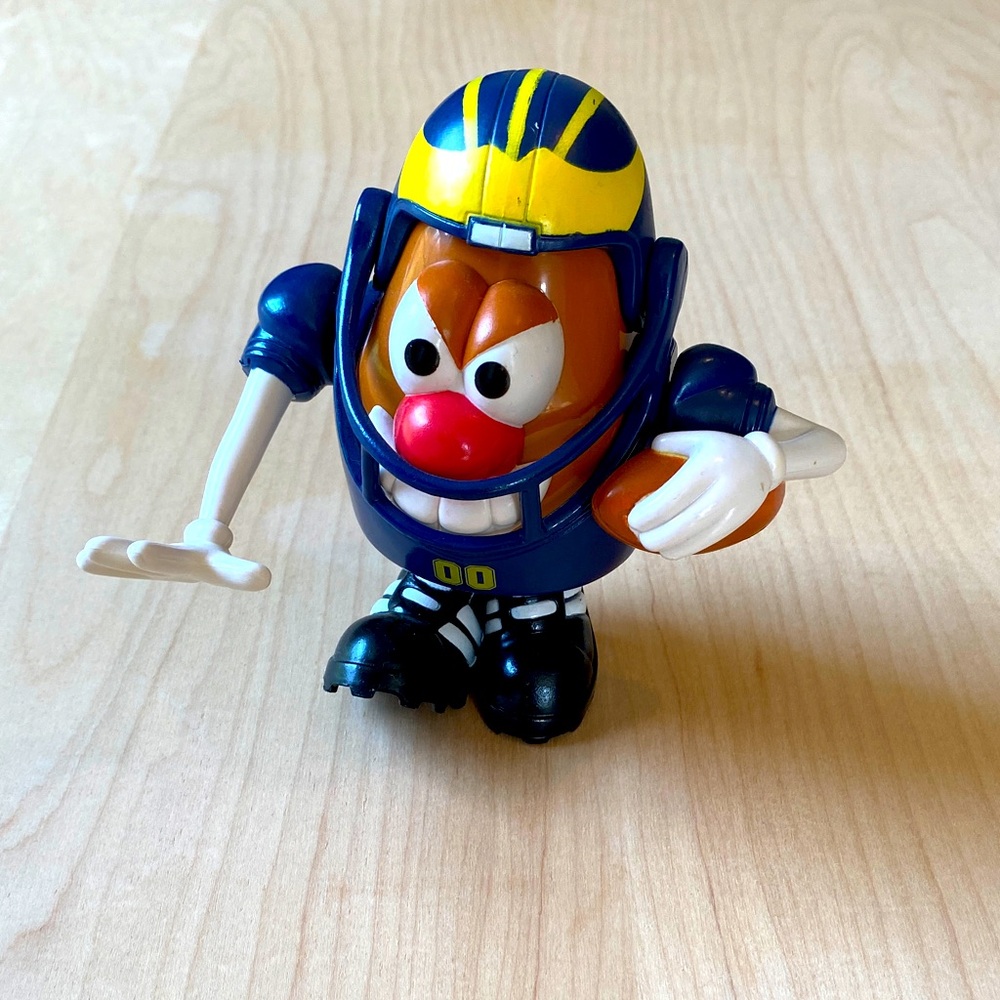 Michigan wolverines football Mr.Potato Head character